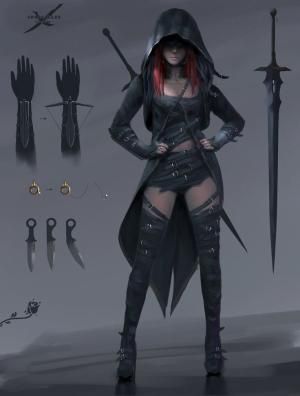 The Seven Deadly Sins- a group famously known for their attempt to ov… #fanfiction #Fanfiction #amreading #books #wattpad Assassins Creed Outfit Concept Art, Fantasy Attire, Burning Rose, Female Assassin, Armor Clothing, Heroic Fantasy, Leather Armor, Art Manga, Futuristic Fashion