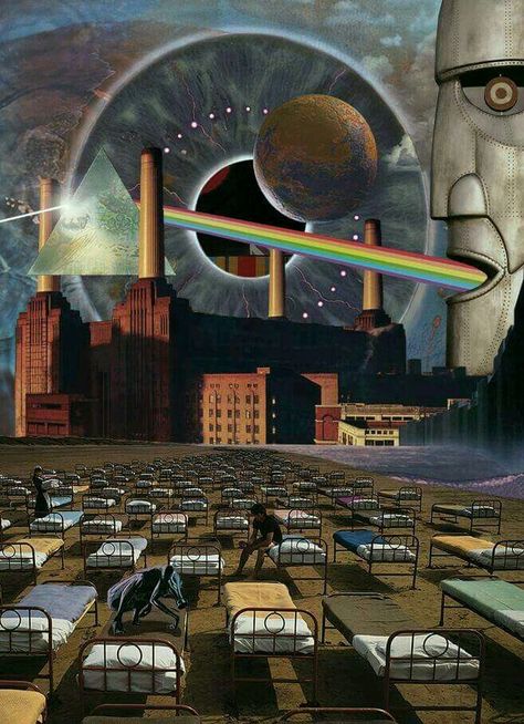 Pink Floyd Collage Pink Floyd Album Covers, Pink Floyd Wallpaper, Pink Floyd Tattoo, Pink Floyd Albums, Pink Floyd Poster, Pink Floyd Band, Pink Floyd Art, Rock Band Posters, Pink Floyd Dark Side