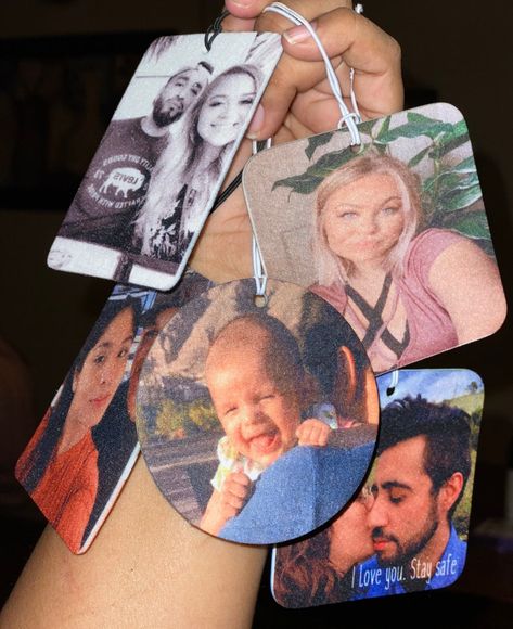 Car Freshies Diy With Picture, Sublimation Car Air Freshener, Car Air Freshener Diy, Air Fresh, Diy Air Freshener, Car Owner, 1 Year Anniversary Gifts, Camera Icon, Crafty Mama