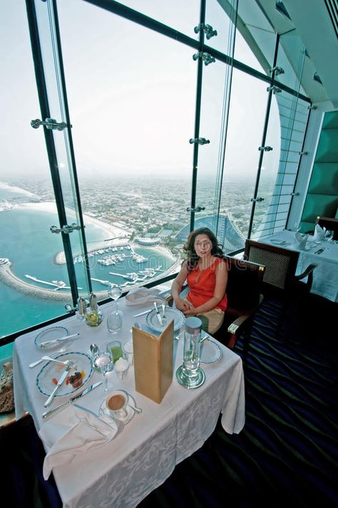 Dubai Burj Al Arab Restaurant. A lady having a meal at the restaurant at the top #Sponsored , #Sponsored, #SPONSORED, #Al, #Dubai, #restaurant, #Arab Dubai Beaches, Arab Restaurant, Asia Honeymoon, Dubai Burj Al Arab, Dubai Tower, Luxury View, Dubai Holiday, Golf Card Game, Dubai Golf