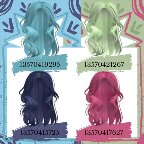 Roblox hair codes Berry Ave Blue Hair Codes, Blue Hair Berry Avenue Codes, Blue Hair Codes For Berry Ave, Roblox Green Hair Codes, Codes For Brookhaven Hair, Roblox Blue Hair Codes, Blue Hair Codes, Mint Hair Color, Roblox Hair Codes