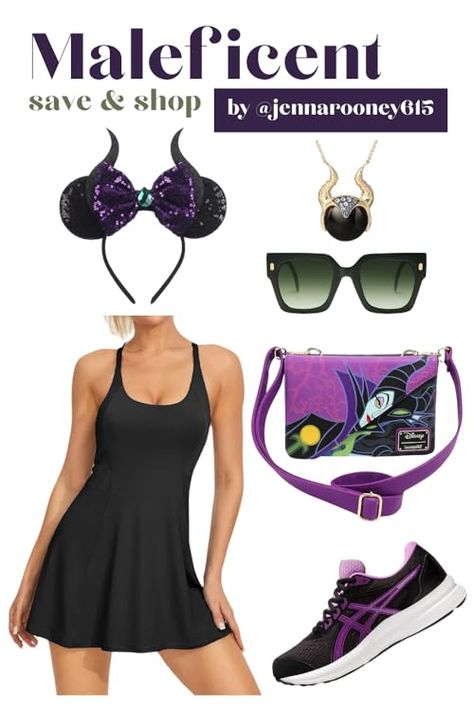 Jenna's Amazon Page Maleficent Disneybound, Maleficent Outfit, Sleeping Beauty Outfit, Maleficent Disney, Disney Bound Outfits Casual, Outfit Disney, Cute Disney Outfits, Disney Maleficent, Disney World Outfits