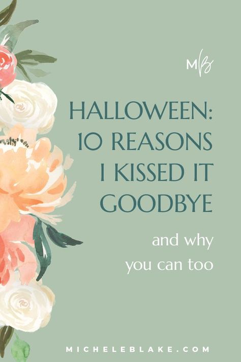 I used to have a love affair with Halloween. In fact, you could call it an obsession. But over time, God got a hold of my heart, and I no longer celebrate this holiday (holy-day). Here are the 10 Reasons I Kissed Halloween Goodbye, complete with Bible verses and resources for looking into the question of whether Christians (or anyone, really) should celebrate Halloween. Bible Verse About Halloween, Anti Halloween Christian Quotes, Should Christians Celebrate Halloween, I Love You Lord, Christian Holidays, Spirit Of Fear, Halloween This Year, Bible Versions, Up Halloween