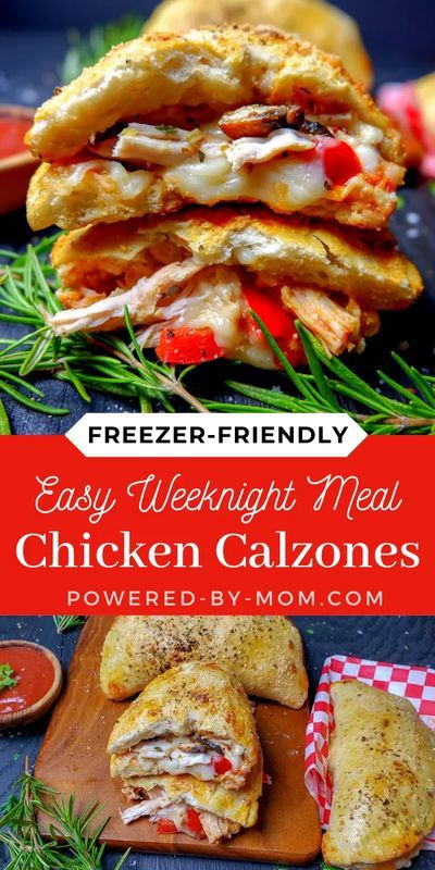 This delicious and easy Chicken Calzone Recipe is a perfect meal that everyone loves and is ideal for making ahead and popping into the freezer! #chickendinner #calzones #chickencalzone #chickenmeal #chickenrecipe #calzone #freezerfriendly #recipes #easyrecipe #easydinner #easylunch #italianrecipe Chicken Calzone Recipe, Chicken Calzone, Calzone Recipe, Chicken With Italian Seasoning, How To Cook Mushrooms, Easy Lunches, Easy Weeknight Meals, Cooking Kitchen, Kitchen Recipes