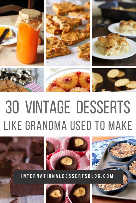 Baking Recipe Ideas, Vintage Desserts, Vintage Cake Pans, Recipes Vintage, International Desserts, Pies Recipes, Vintage Cakes, Vintage Baking, Vintage Dessert