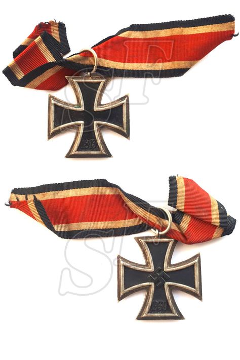 WWII German Iron cross 2nd class with original ribbon from the personal collection was brought to Russia from Germany #worldwarII #secondworldwar #history #ironcross #EK2 #WW2 Iron Cross Germany, German Iron Cross, Cross Medal, Joker Images, Military Honor, Military Medals, Iron Cross, Cool Stuff, Russia