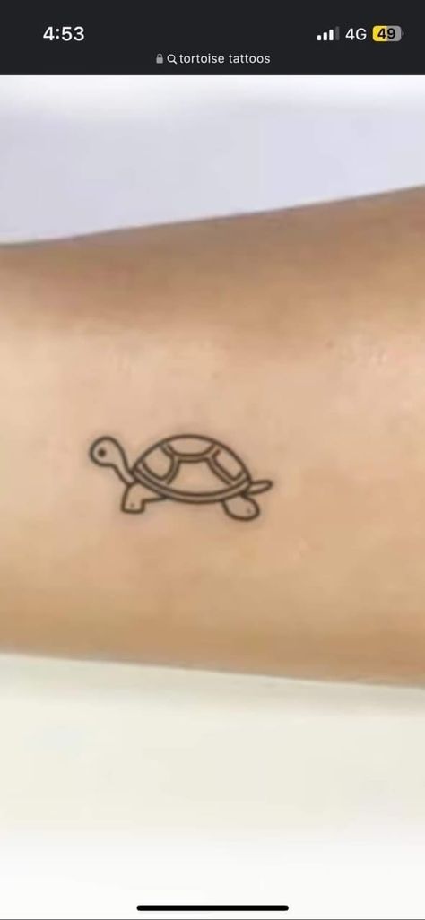 Tortoise Tattoo, Get A Tattoo, Wrist Tattoos, Inspirational Tattoos, Tattoos And Piercings, Look Cool, I Tattoo, Small Tattoos, Tortoise