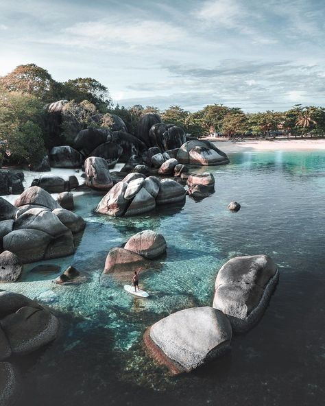 Belitung Island, Belitung, Aesthetic Picture, On The Road Again, Best Places To Travel, Travel Inspo, Asia Travel, Southeast Asia, On The Road