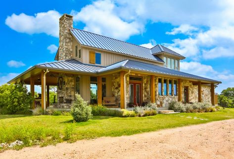 Welcome to Texas Home Plans, LLC - TX Hill Country's Award Winning Home Design Firm Texas Hill Country House Plans, Texas Style Homes, Country Home Exterior, Hill Country Homes, Ranch Style Homes, Ranch House Plans, Custom Built Homes, Texas Homes, Custom Home Designs