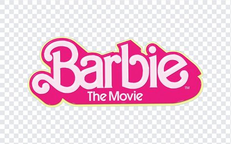 Barbie The Movie Logo Movie Logos, Barbie The Movie, Barbie Movie Logo, Barbie Graphic Design, Barbie Movie Website, Barbie Logo Printable, Barbie Movies Website, Free Barbie Movies Website, The Barbie Effect Logo