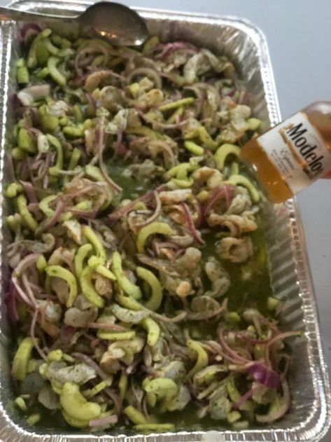 [Homemade] agua Chile . Fresh shrimp , purple onion , cucumber, lime, Chile habanero . - food Chile Habanero, Shrimp Ceviche Recipe, Fresh Shrimp, Ceviche Recipe, Mexican Snacks, Purple Onion, Hispanic Food, Food Images, Mexican Food Recipes Authentic