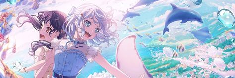 Bandori Banner Discord, Bandori Twitter Header, Mashiro Kurata Icon, Bandori Banner, Bandori Header, Mashiro Bandori, Tsukushi Futaba, Mashiro Kurata, Bandori Icons