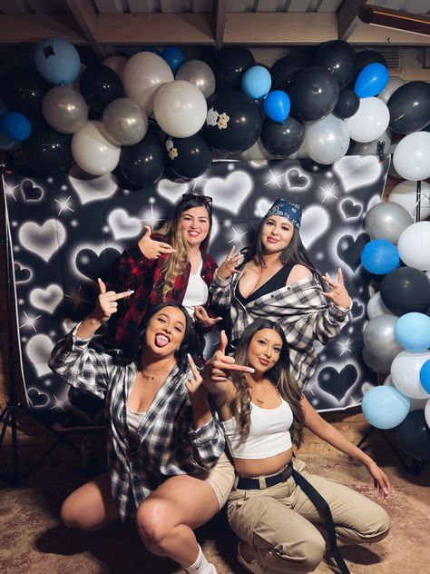 Chola Party Outfit, Chola Birthday Party Ideas, Chola Birthday Party, Cholo Birthday Party, Cholo Theme Party Birthday, Chola Party Theme Ideas, Cholo Party Theme Ideas, Chola Theme Party, Ganster Party