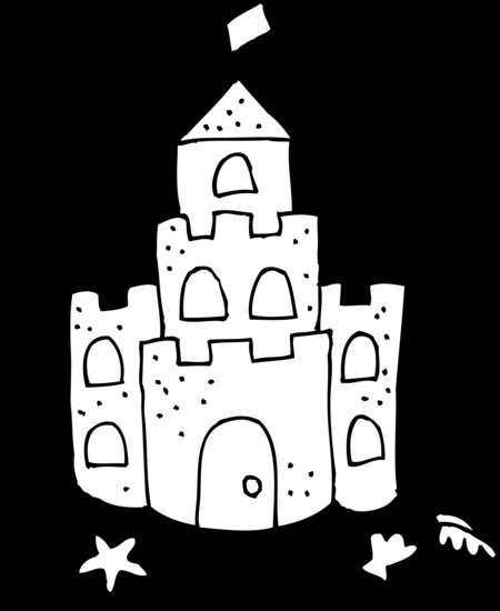 Sand Castle Craft, Sand Art Crafts, Sand Art Projects, Thema Water, Castle Coloring Page, Castle Crafts, Beach Coloring Pages, Sea Crafts, Ocean Crafts