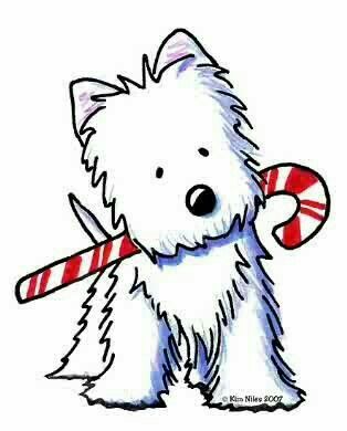 Picture Ideas With Dogs, Christmas Picture Ideas With Dogs, Westie Art, Christmas Picture Ideas, Dogs Outside, Funny Christmas Pictures, Watercolour Christmas, Dog Drawings, California Baby