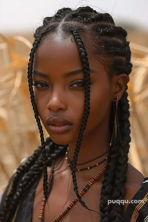 East African Hair, Woman With Braids, Cornrow Ideas, Afro Bohemian, Braiding Ideas, Κούρεμα Bob, Braids Styles, Braided Bun Hairstyles, Fishtail Braid