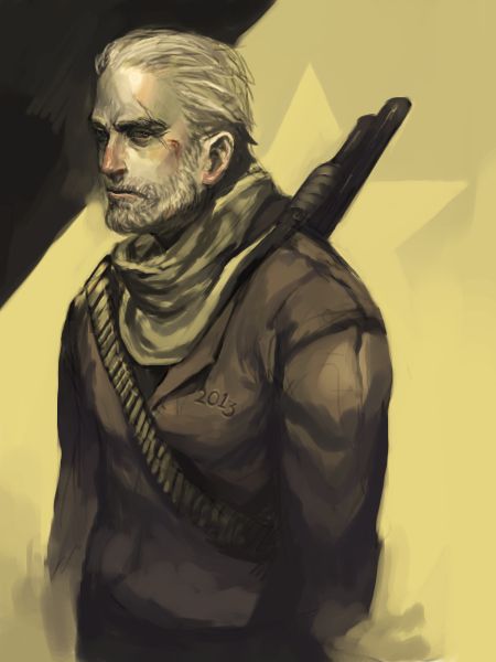 Elderly (male) - Album on Imgur Male Apocalypse Character, Sci Fi Old Man, Post Apocalyptic Gunslinger, Old Ranger Dnd, Old Hunter, Apocalyptic Art, Man Hunter, Alpha And Omega, Post Apocalyptic Art