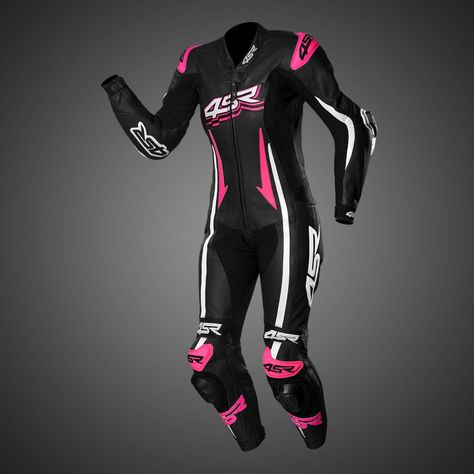 Kevlar Jeans, Bike Suit, Pink Motorcycle, Motorcycle Race Suit, Race Suit, Leather Suit, Motorcycle Suit, Biker Love, Biker Outfit