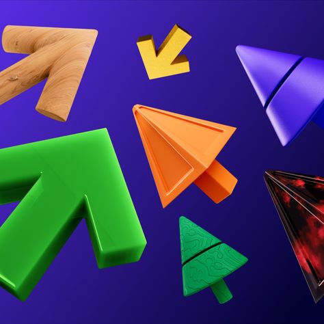 3D arrows, 4 shapes, 7 materials 3d Arrow, 3d Png, Arrow Design, Design Layout, Cinema 4d, Transparent Png, Dark Backgrounds, Landing Page, Layout Design