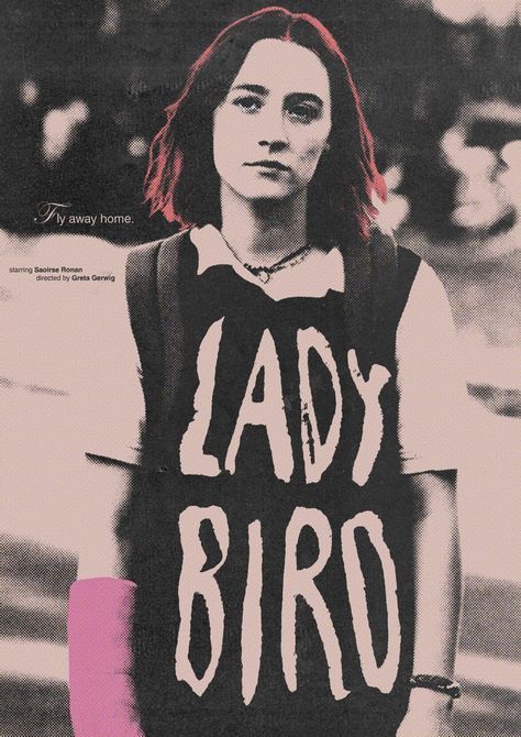 ... less Lady Bird Poster Movie, Ladybird Movie Poster, Ladybird Poster, Lady Bird Poster, College Dorm Posters, Aesthetic Finds, Movie Nerd, Poster Cute, Arte Alien