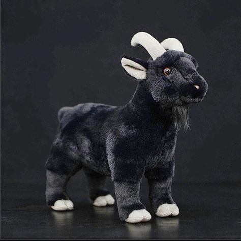 Celebrate your loved one's birthday with our adorable and squishy black goat stuffed animal toy! Made of washable plush material, this 26cm/10in doll is perfect for kids ages 3 and above. Hurry and grab one now before it's gone! 🐐🎁 #goatstuffedanimal #birthdaygift #plushanimal #cute #kidstoys https://ebay.us/UF7JnE Goat Stuffed Animal, Goat Toys, Sheep Plush, Black Goat, Heartwarming Photos, Cute Birthday Gift, Plush Toy Dolls, High Fidelity, Black Doll