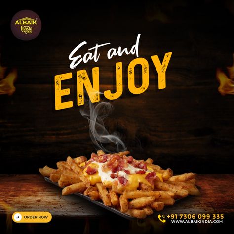 AL BAIK FEASTO EXPRESS | SOCIAL MEDIA DESIGN | Behance French Fries Creative Ads, Al Baik, French Fries Design, Coffee Poster Design, Free Psd Flyer, Wide Dresser, Creative Advertising Design, Ads Design, Psd Flyer