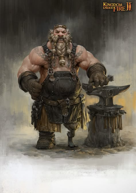 kingdom under fire2 dwarf concept , Sungryun Park on ArtStation at https://www.artstation.com/artwork/mnk08 Dwarven City, Npc Ideas, Richard Wagner, Fantasy Portraits, Fantasy Races, Dungeons And Dragons Characters, Warhammer Fantasy, Armors, Arte Fantasy