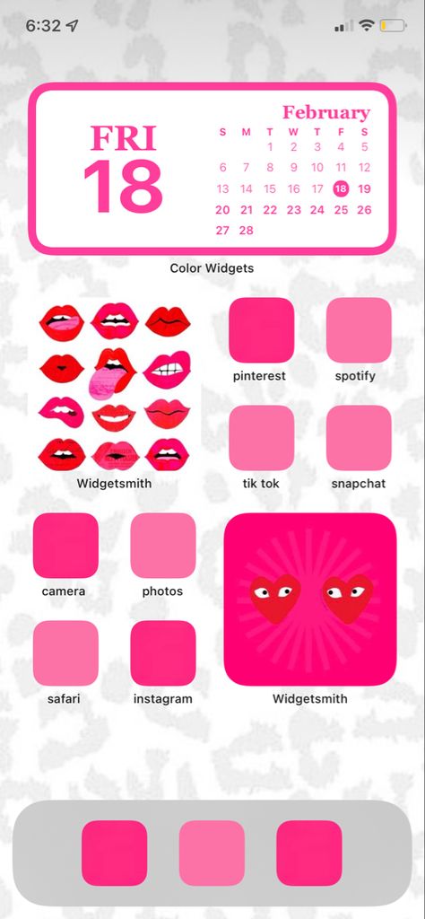 Hot Pink Ios 16 Homescreen, Hot Pink Ios 16, Pink Ios 16 Homescreen, Pink Ios 16, Pink Home Screen, Hot Pink Iphone, Ios 16 Homescreen, Pink Ios, Snapchat Camera