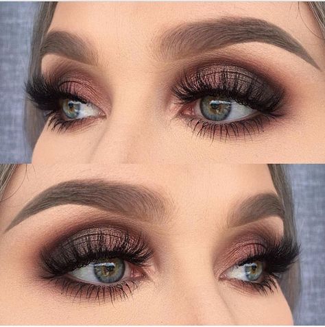 Kuas Makeup, Smokey Eye Makeup Tutorial, Beauty Make-up, Makijaż Smokey Eye, Makeup Goals, Smokey Eye Makeup, Prom Makeup, Eye Make, Love Makeup