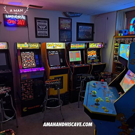 Man Cave Arcade, Virtual Pinball, Marvel Man, Retro Arcade Machine, Arcade Room, Foosball Tables, Air Hockey Table, Arcade Game Machines, Machine Vision