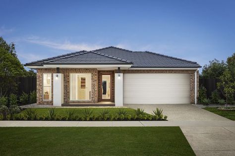 Bricks: Austral, Domain: Oasis Coastal House Exterior Australia, Modern Coastal Fascade, Colorbond Wallaby Exterior, Coastal Facade Single Storey, Armidale Nsw, Luxurious Family, First Home Buyer, Colour Consultant, The Reef