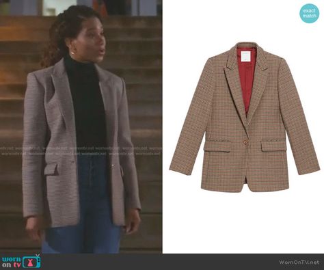 Maggie Pierce, Kelly Mccreary, Greys Anatomy Episodes, Beige Jacket, Maxi Coat, Houndstooth Blazer, Belted Coat, Mens Plus Size, Turtle Neck Top