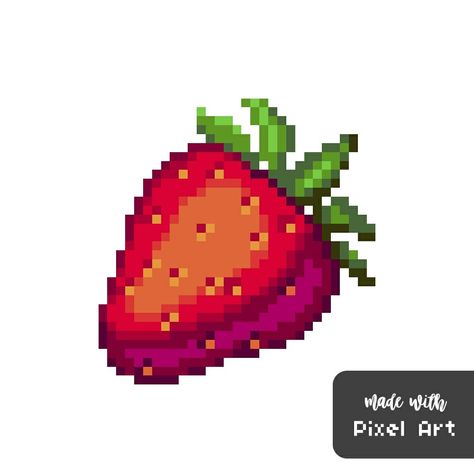 Strawberry Pixel Art Hello Kitty, Pixel Art Food, Widget Smith, Notion Icons, 트위터 헤더, Piskel Art, Fruit Icons, Pixel Animation, Windows 98