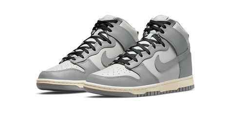 Nike Dunk High Gray DD1869-001 Release Date | HYPEBEAST Yeezy 750, Nike X Travis Scott, Converse Run Star, 95 Nike, Nike Models, Adidas Spezial, Dunks Nike, Nike Dunk High, Dunk High