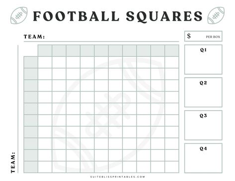 Free Printable Superbowl Squares, Football Squares Template Free Printable, Super Bowl Printables, Super Bowl Squares, Football Squares Template, Superbowl Squares, Football Squares, Football Pool, Place Your Bets