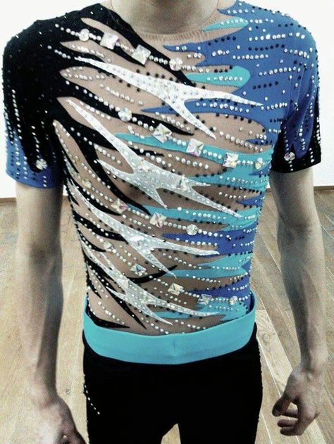 Male Male Acrobat Costume, Mens Dance Costumes, Boys Leotard, Salsa Costume, Dance Recital Costumes, Mens Dance, Figure Skating Competition Dresses, Gymnastics Costumes, Ballet Boys