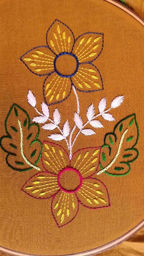 Nokshi Katha Embroidery !!! Nokshi Katha Designs,Hand Embroidery Nokshi Katha Tutorial by Rup Handicraft | By Rup Handicraft Katha Embroidery, Katha Embroidery Design, Nokshi Katha Design, Katha Embroidery Motif, Nokshi Katha, Nakshi Kantha Embroidery, Hand Embroidery Patterns Free, Bead Embroidery Tutorial, Embroidery Suits Design