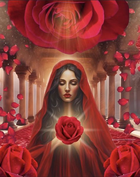 Mary Magdalene Art, Sacred Feminine Art, Sacred Woman, Red Tent, Maria Magdalena, Ancient Egypt Art, Ancient Technology, Mary Magdalene, Egypt Art