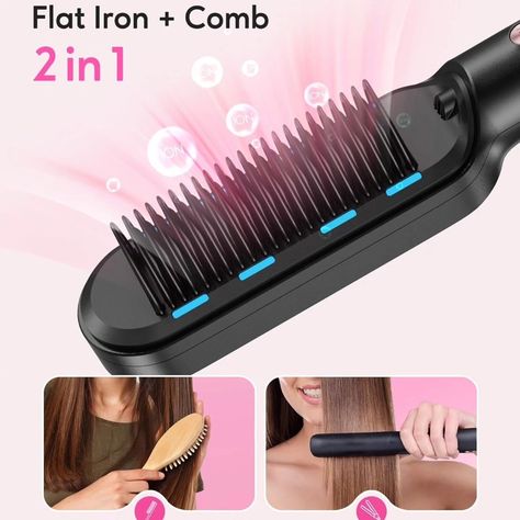 42%off for Wavytalk Ionic Hair Straightener brush Price drop plus Code: HDD7PEDJ 👈👈 Link to purchase is located in my bio/profile @minionrun_deals #amazondeals #amazonfinds #amazon #sale #hotdeals #promo #code Hair Straightening Brush, Hair Straightener Brush, Botox Face, Straightener Brush, Beard Straightening, Straightening Comb, Emu Oil, High Hair, Hair Straightening