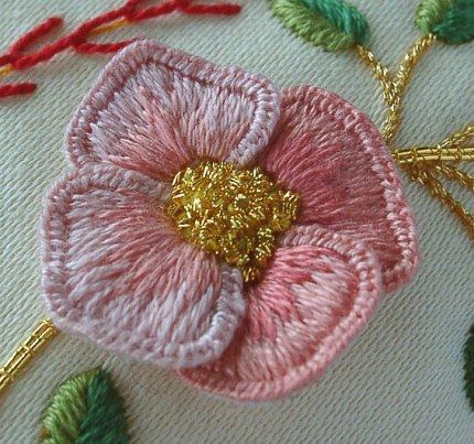 Stumpwork – Needle Work Cross Stitch Floss, Embroidery Stitches Tutorial, Brazilian Embroidery, Silk Ribbon Embroidery, Crewel Embroidery, Hand Embroidery Stitches, Embroidery Needles, Embroidery For Beginners, Embroidery Tutorials