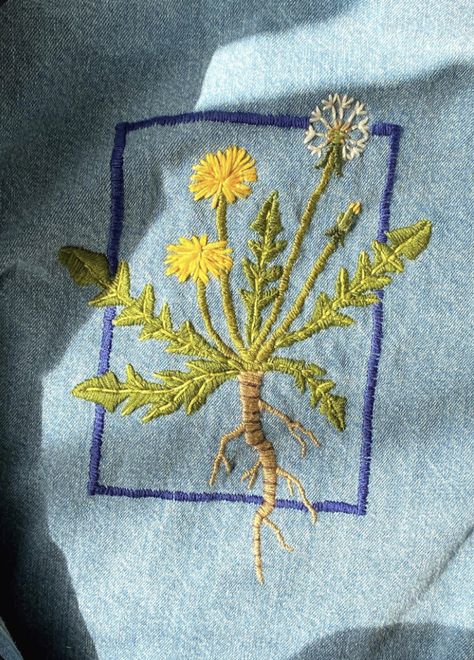 Hand Embroidery Gift Ideas, Embroidery Gift Ideas, Crafternoon Tea, Dandelion Embroidery, Forest Embroidery, Vintage Machine, Sculptures Art, Clothes Embroidery Diy, Wedding Projects