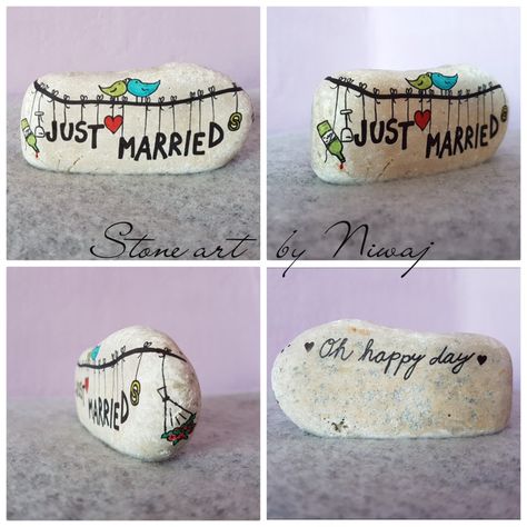 Wedding Rocks Painted, Wedding Rocks, Rock Crafts Diy, Rock Table, Rock Wedding, Bridal Ideas, Wedding Items, June Wedding, Kindness Rocks