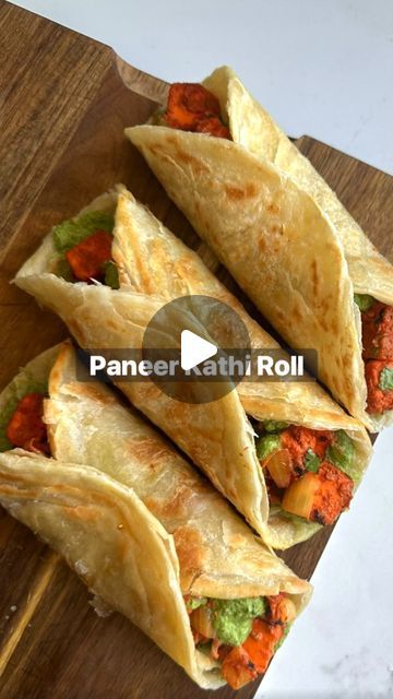 Paneer Kathi Roll Recipe, Kathi Roll Recipe, Paneer Kathi Roll, Green Chutney Recipe, Ginger Paste, Red Chilli Powder, Chutney Recipe, Green Chutney, Cumin Seeds