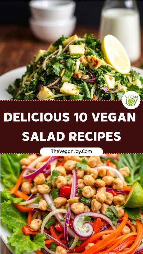 Protein-packed vegan salads for fitness enthusiasts Vegan Dinner Salad, Vegan Lunch Salad, Vegan Protein Salad, High Protein Vegan Salad, Vegan Salad Ideas, Vegan Bean Salad Recipes, Protein Vegan Meals, High Protein Vegan Meals, Simple Balsamic Vinaigrette