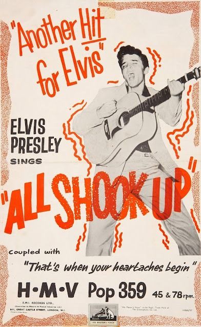 Let's Keep the 50's Spirit Alive!: Elvis Presley Vintage Music Posters Classic Rock, Elvis Presley Posters, Media Portfolio, Movie Musicals, Elvis Presley Concerts, His Masters Voice, Sun Records, Color Poster, Promo Poster