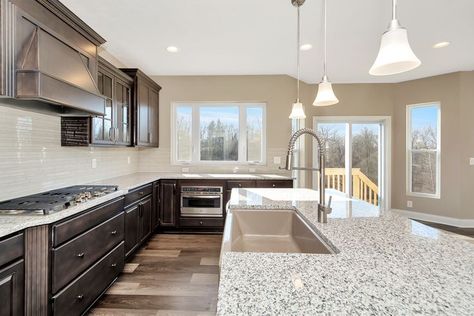 Luna Pearl Granite Countertops, Pearl Granite Countertops, Luna Pearl Granite, Granite Countertops, Countertops, Kitchen Island, New Homes, Home Decor, Home Décor