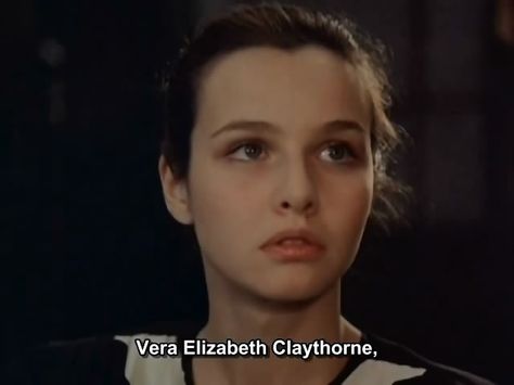 TATIANA DRUBICH as VERA CLAYTHORN Vera Claythorne, Agatha Christie, Beauty