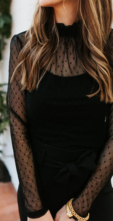 What to wear this spring 2020 - Best Spring Outfits 2020 - Sheer Outfits Edgy Romantic Style Outfits, Black Net Top Outfits, Edgy Elegant Style, Holiday Old Fashioned, Casual Party Outfit Night, Lbd Outfit, Spring Outfits 2020, Birthday Dress 21st, Bar Outfits