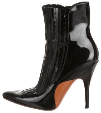 Alexander Wang Patent Leather Ankle Boots Patent Leather Boots, Ankle Boots Black, Leather Chelsea Boots, Accessories Jacket, Chanel Shoes, Black Patent Leather, Black Ankle Boots, Boots Black, Leather Ankle Boots