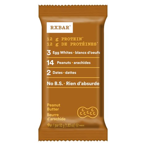 RXBAR Protein Bar Peanut Butter 12x52g (Pack of 12) : Amazon.ca: Health & Personal Care Rxbar Protein Bar, Chicago Bars, High Protein Bars, Nutrition Bars, Stomach Issues, Complete Protein, Protein Bar, Protein Bars, Low Calorie Recipes